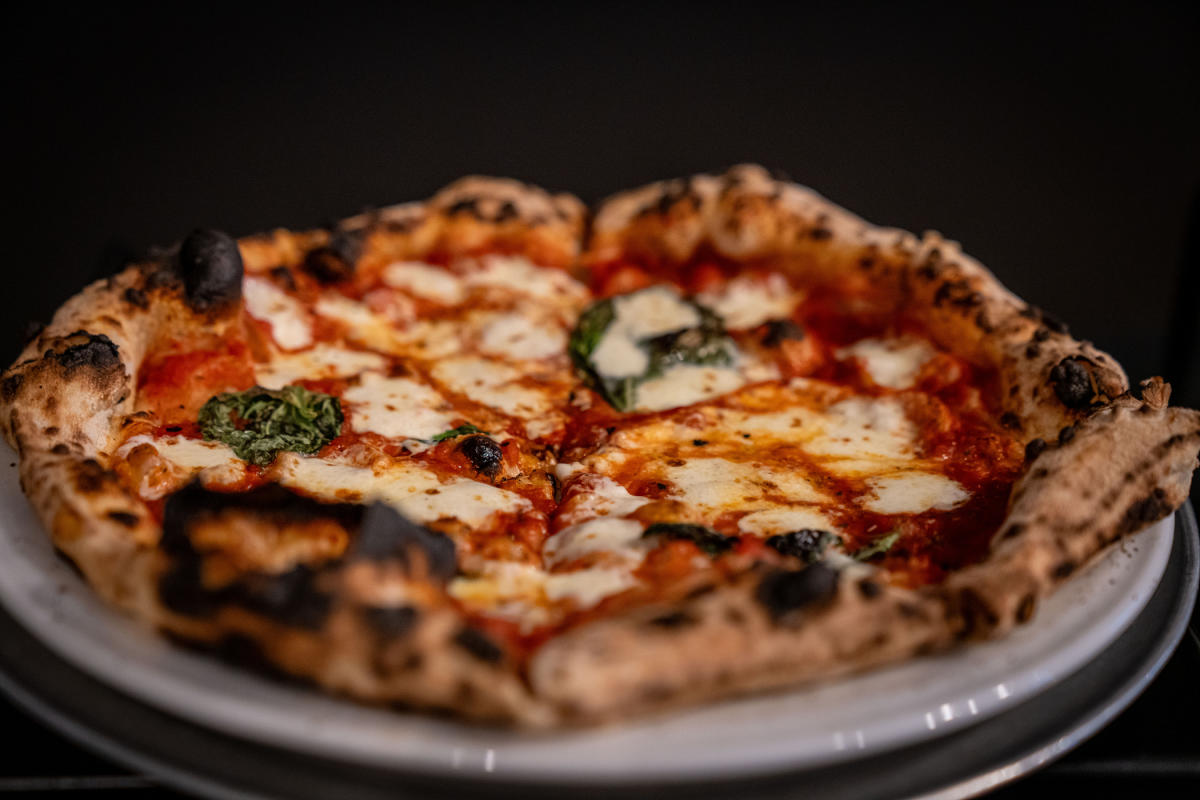 Fresh pizza winter dining Burlington Vermont