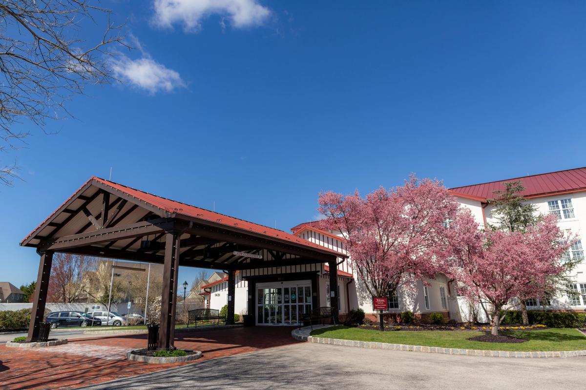 The exterior of Normandy Farms