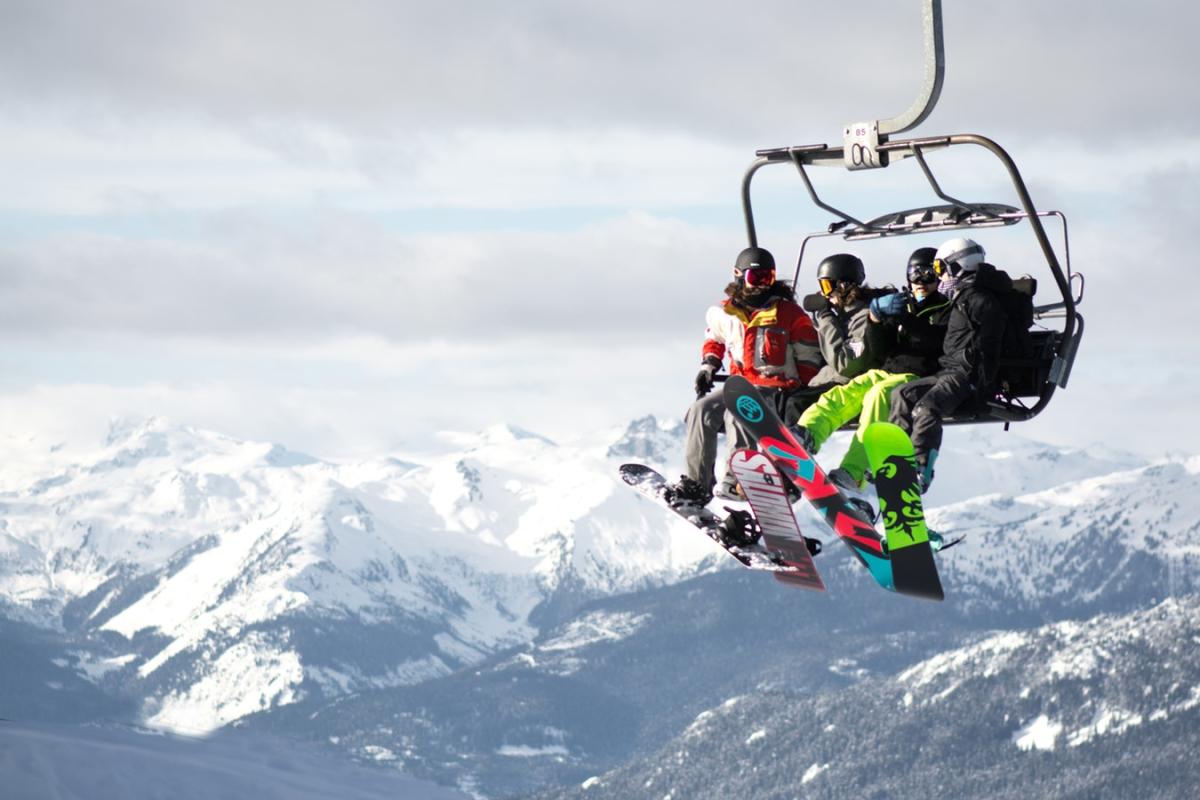 snowboarding