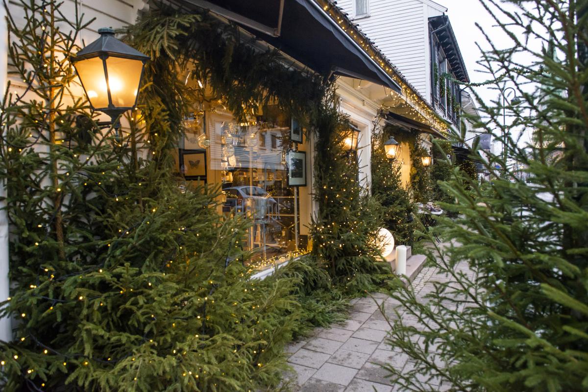 Jul i Skippergata og Kirkegata