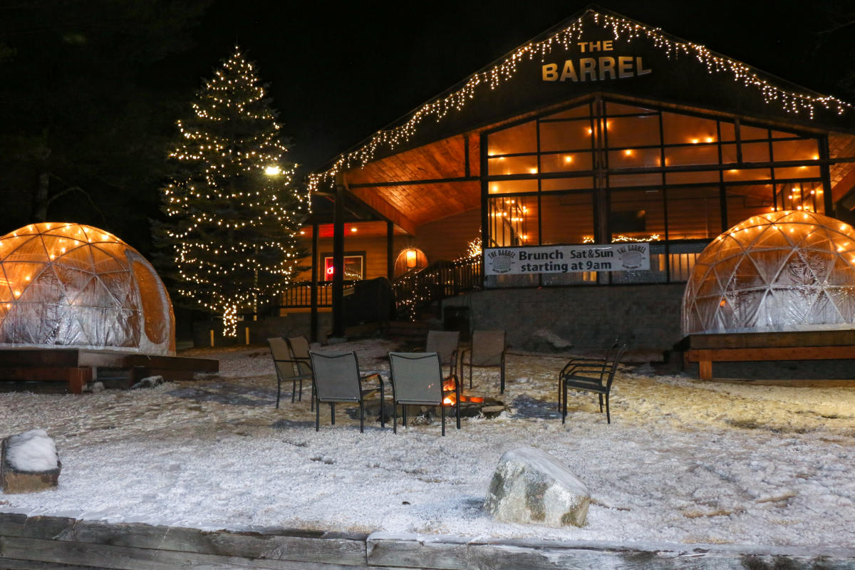 Igloo Dining at The Barrel