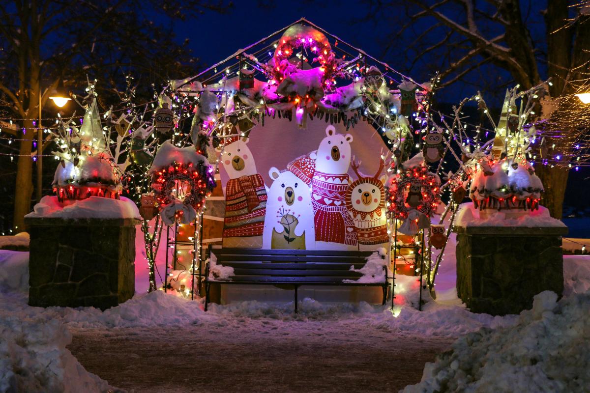 Holiday Lights in Lake George