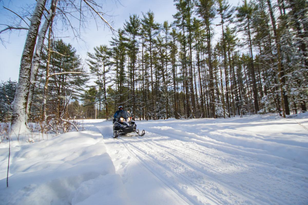 Snowmobiling