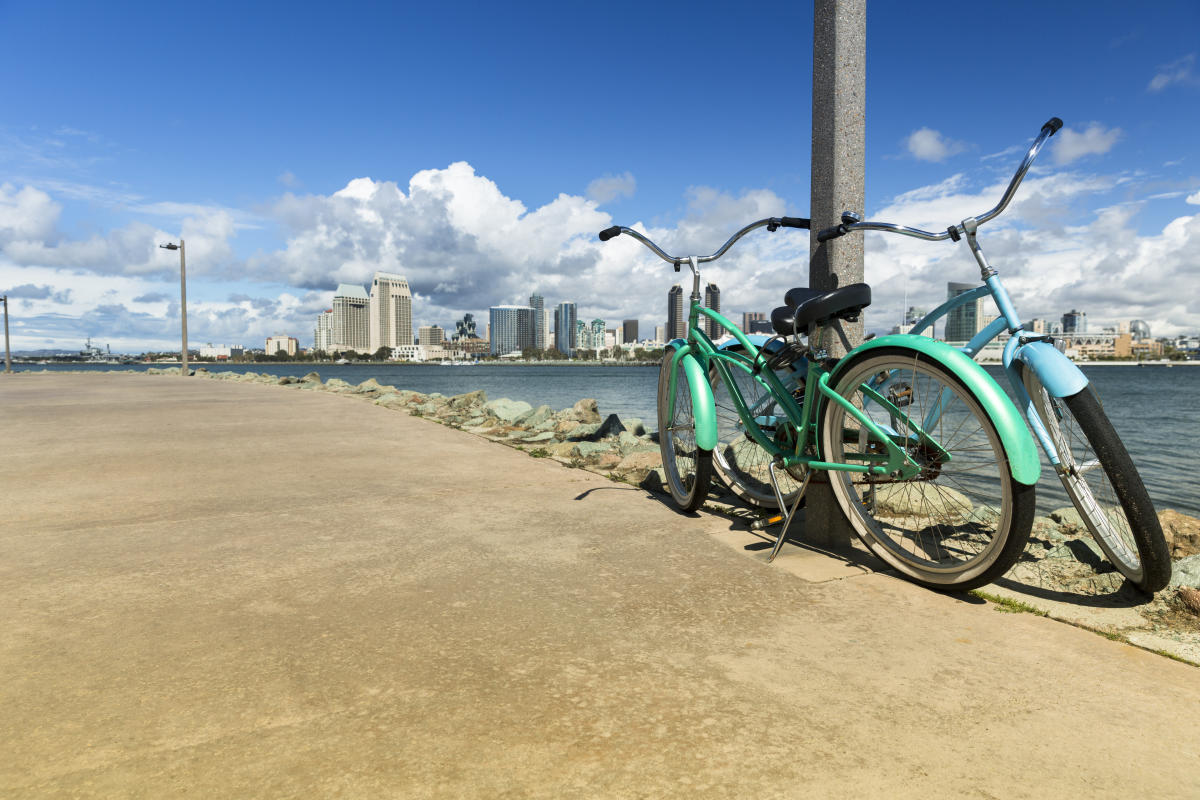 San Diego view from Coronado Beach