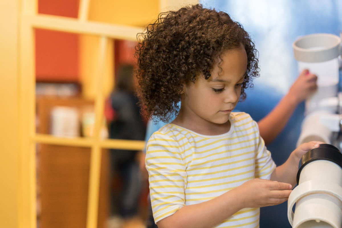 Child at San Diego Children's Museum