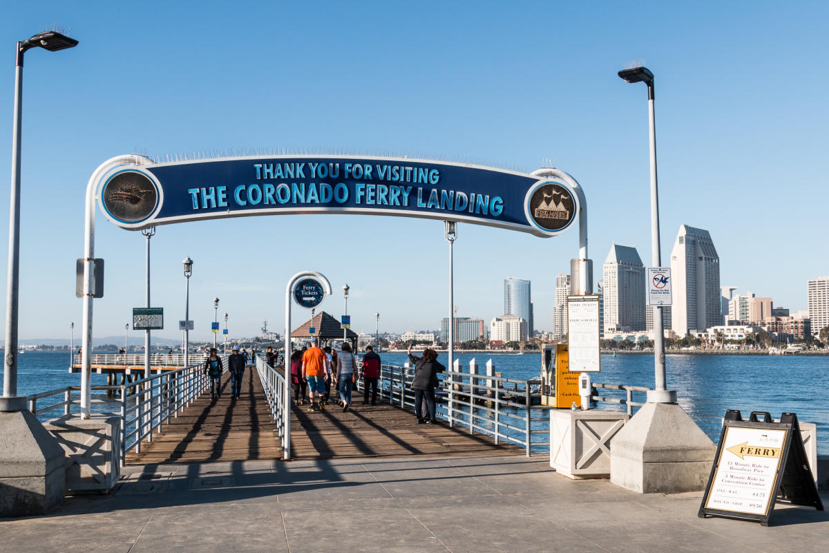 Live Webcam Flagship Cruise, Coronado Ferry Landing, San Diego Bay