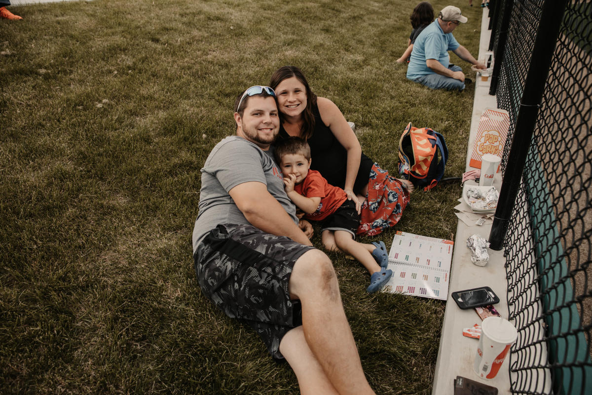 Family at Loeb Stadium