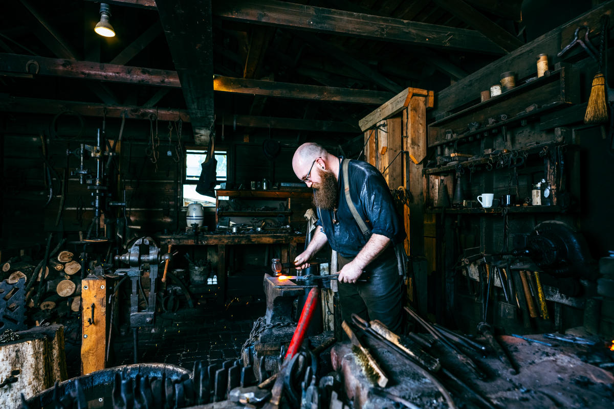 Blacksmith at Cowtown