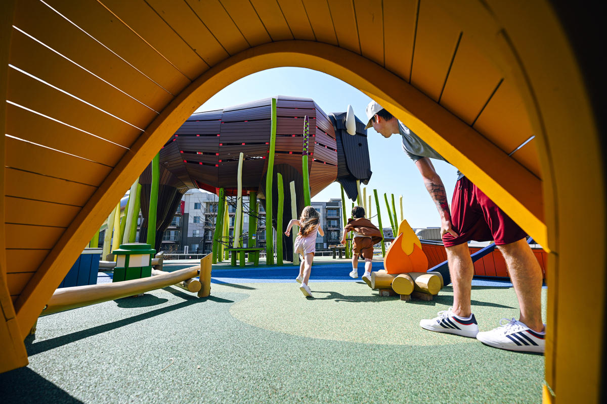 A guide to Exploration Place's new outdoor Adventure Playscape