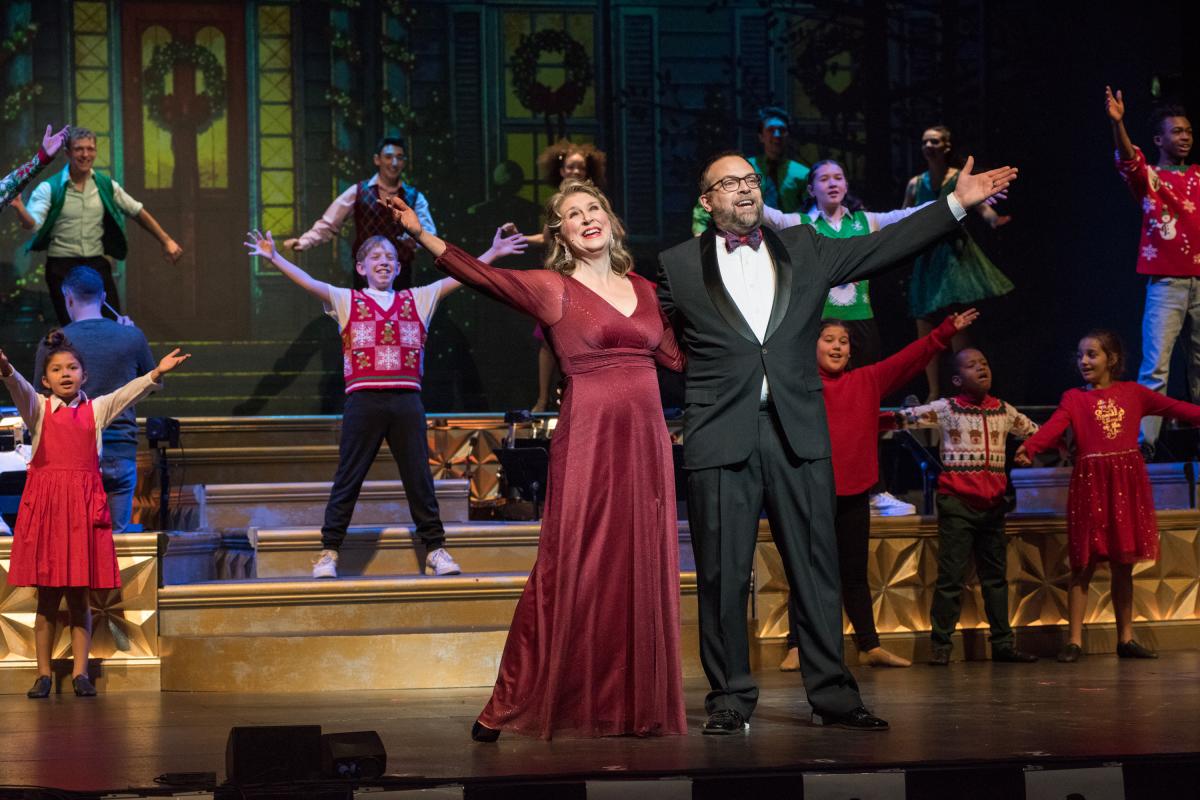 Actors perform during the MTWHoliday Extravaganza.