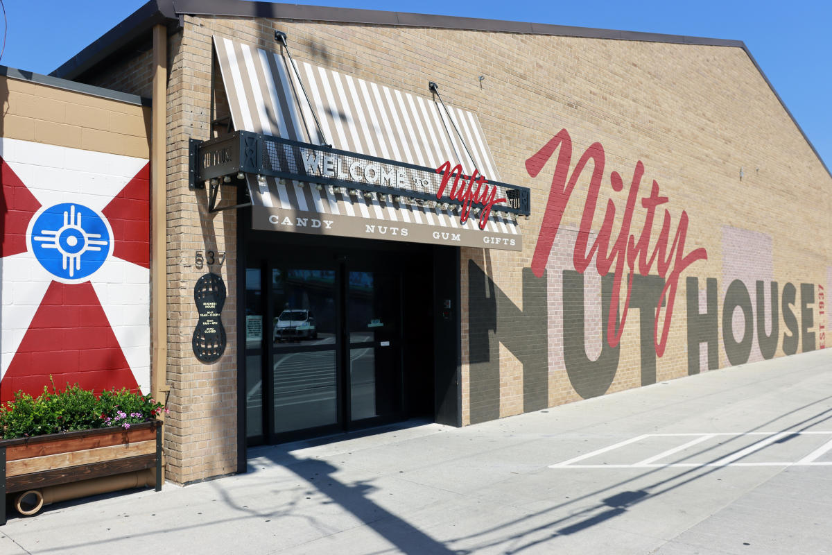 The Nifty Nuthouse is photographed during the daytime