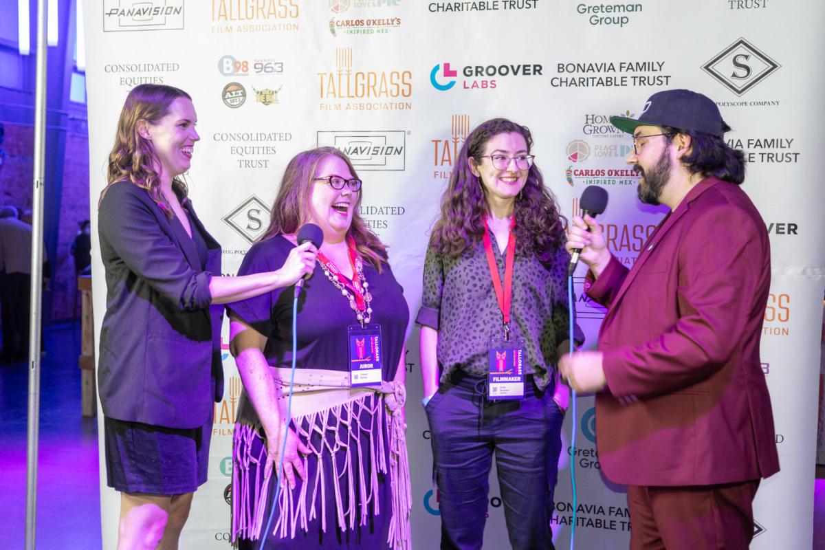Tallgrass Film festival goers are interviewed