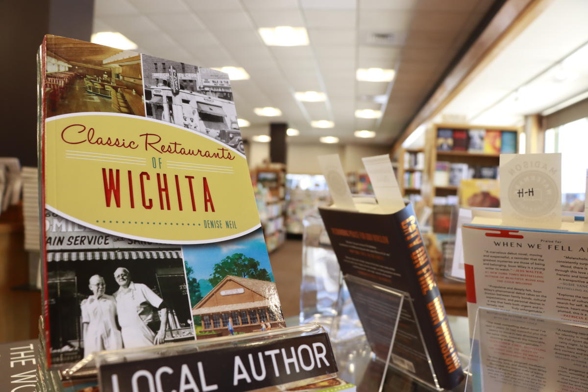 A photo of the cover of Classic Restaurants of Wichita, a book written by Denise Neil