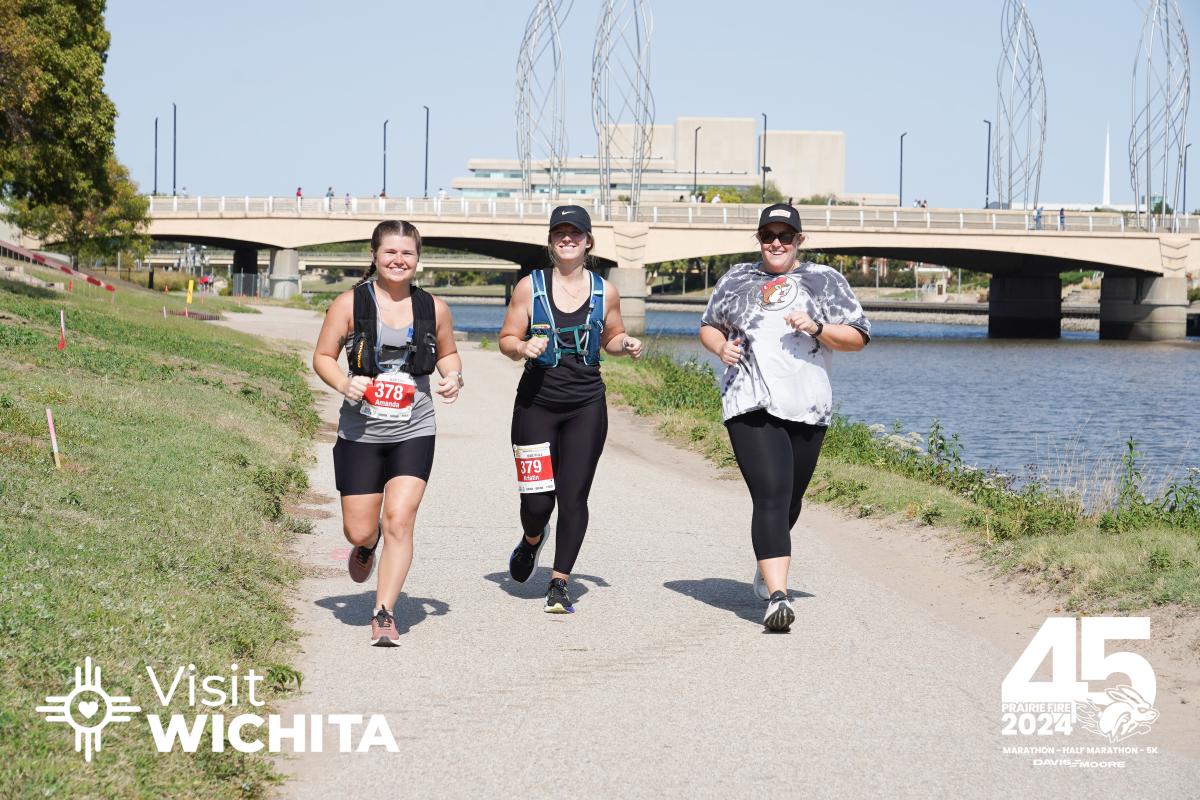 Women along the river Prairie Fire fall 2024