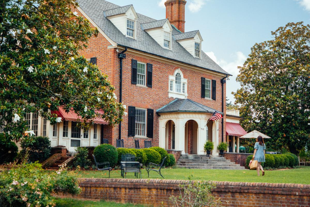 Outside the Hornsby House