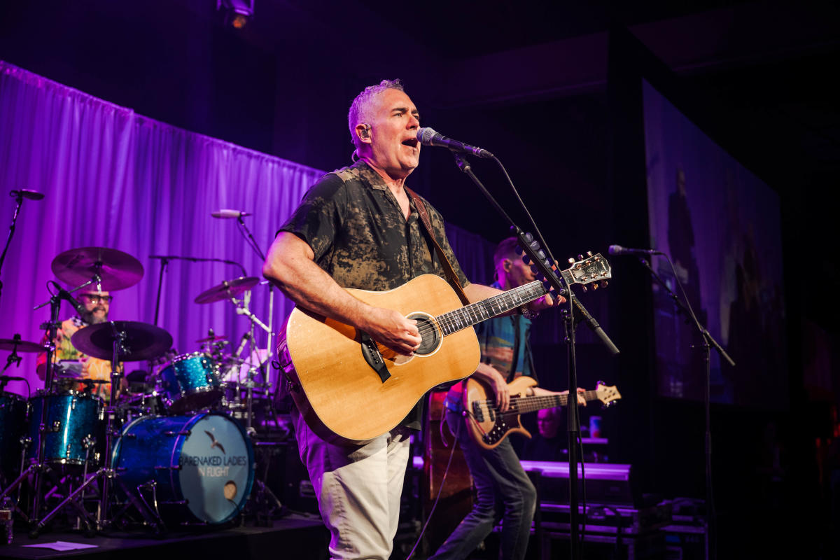 The band "Barenaked Ladies" performs at The Pavilion's Valentine Gala.