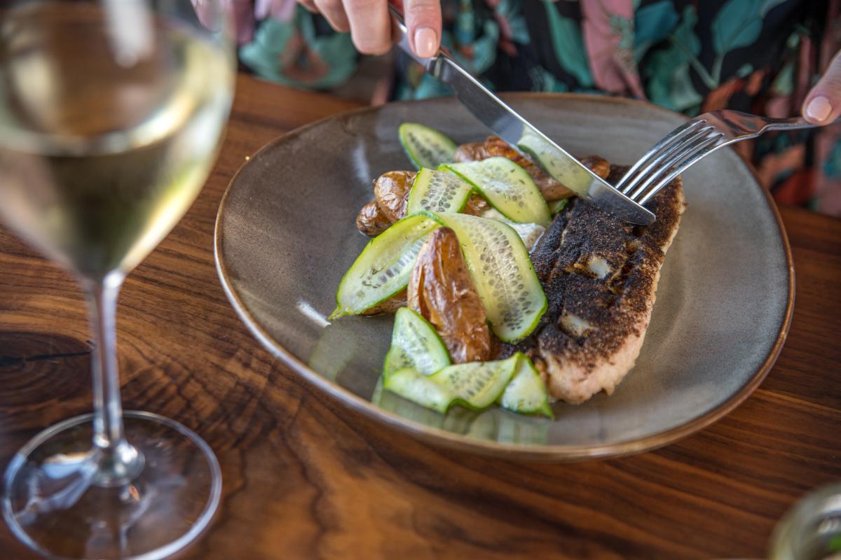 Blackened Redfish from Back Table Kitchen & Bar