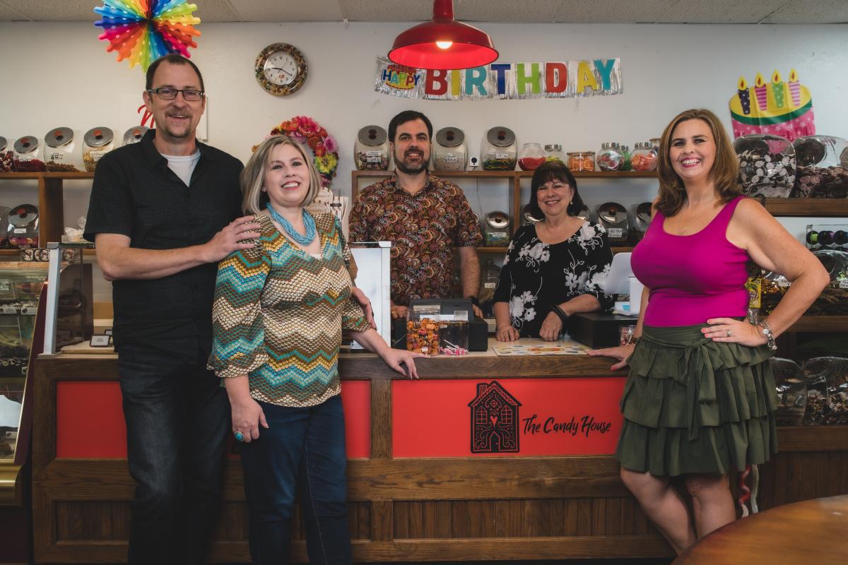 Owners of The Candy House in The Woodlands, Texas