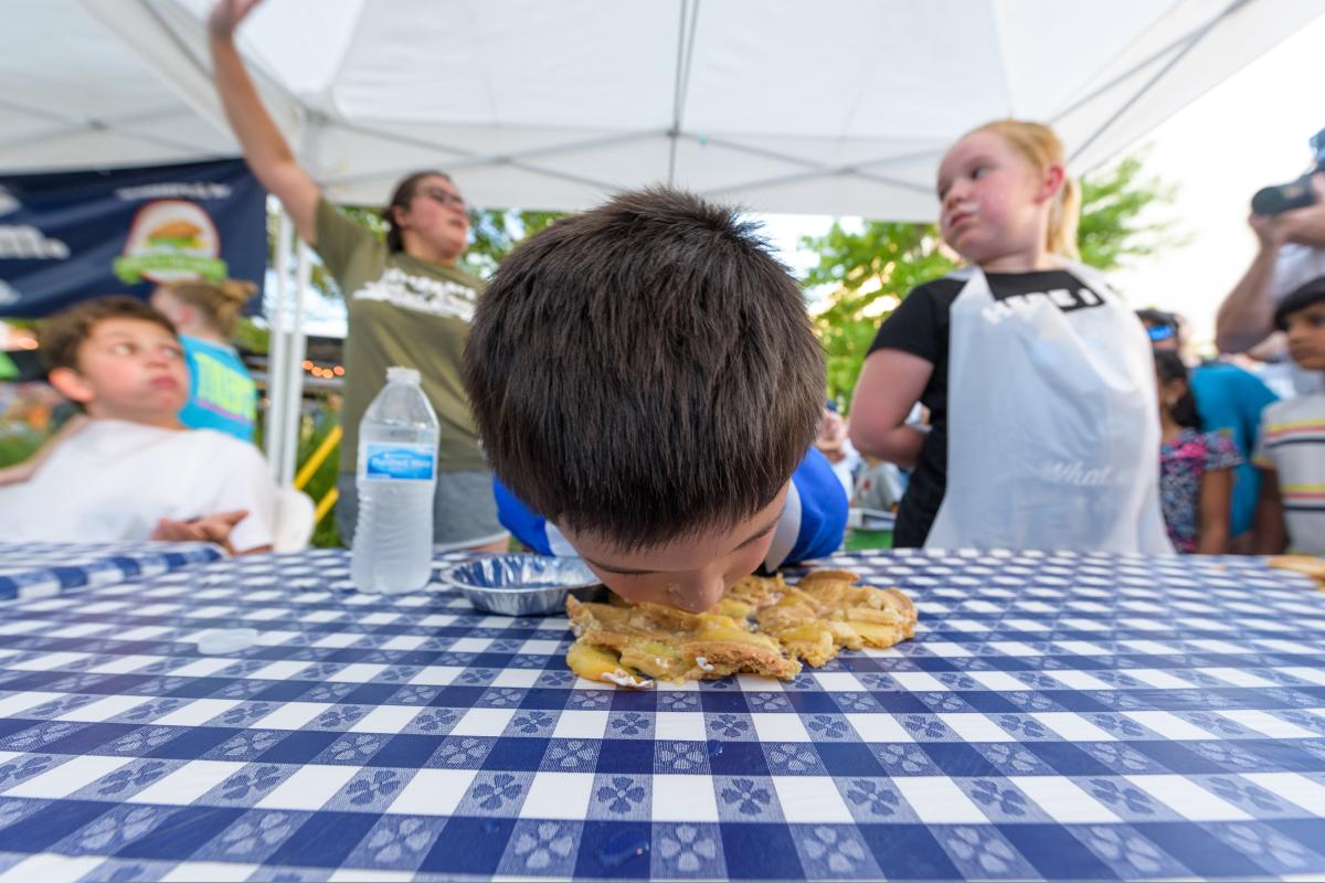 Labor Day Pie Eating Contest