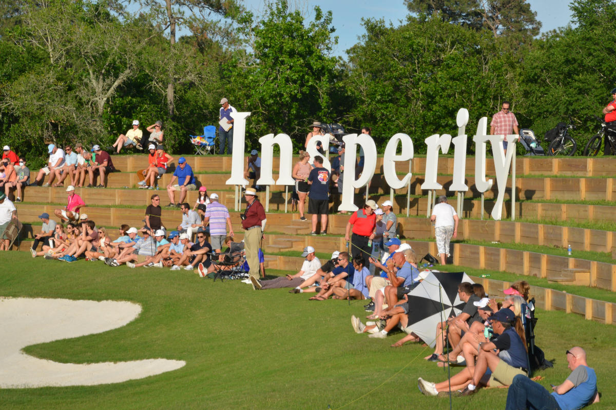 Insperity Invitational Hill behind the 18th Green