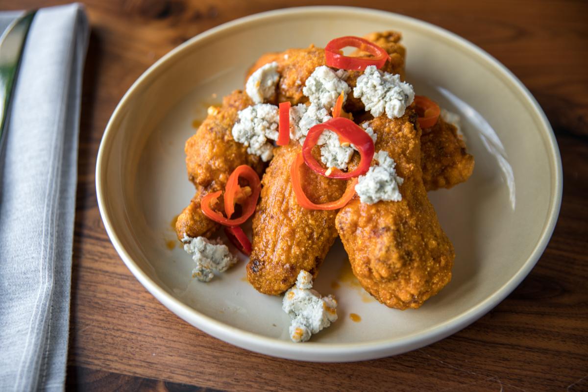 Hickory Smoked Wings from Back Table