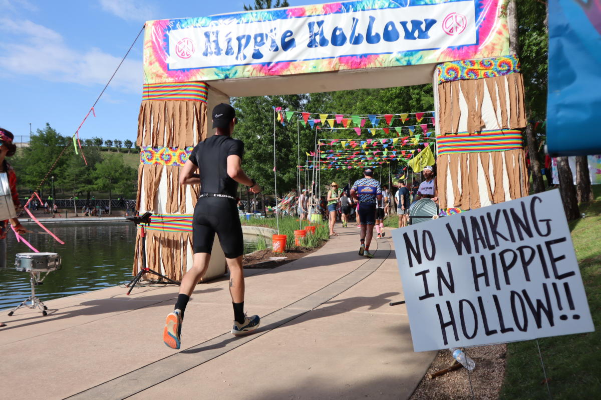 Hippie Hollow during IRONMAN Texas The Woodlands