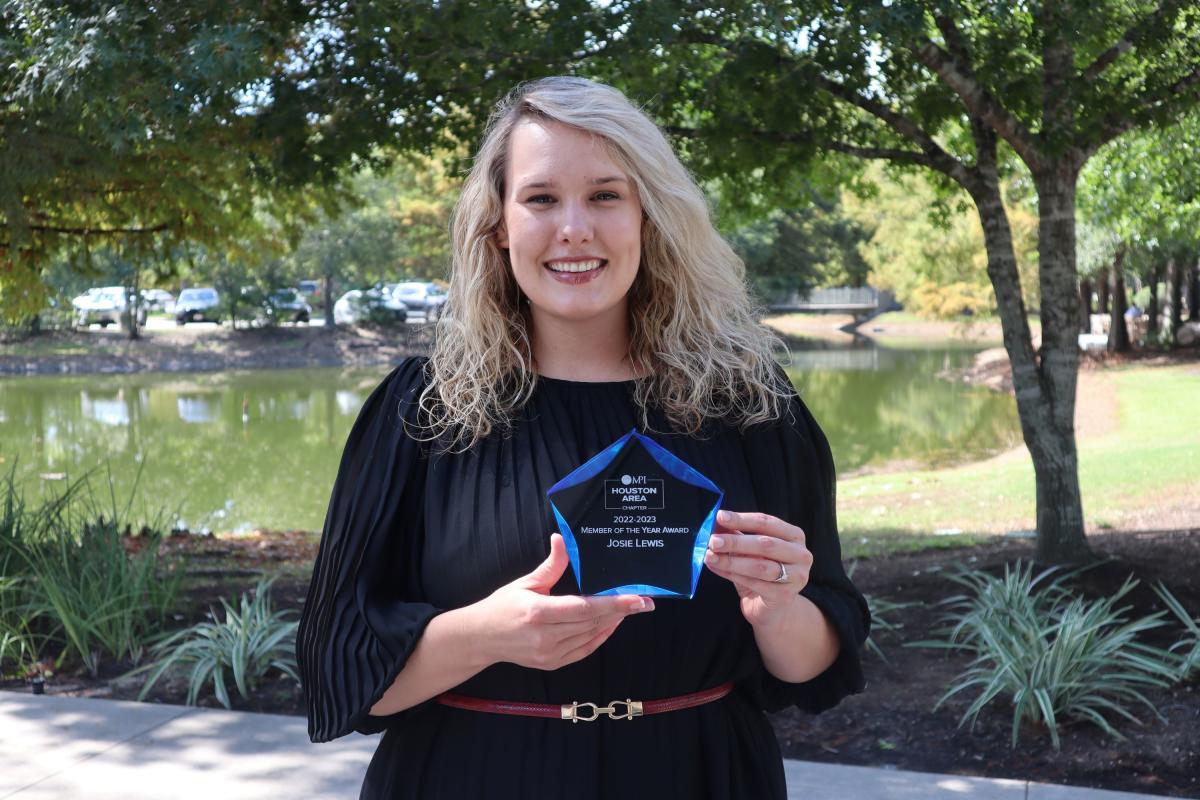 Josie Lewis, Visit The Woodlands Director of Sales and MPI Member of the year (2023)
