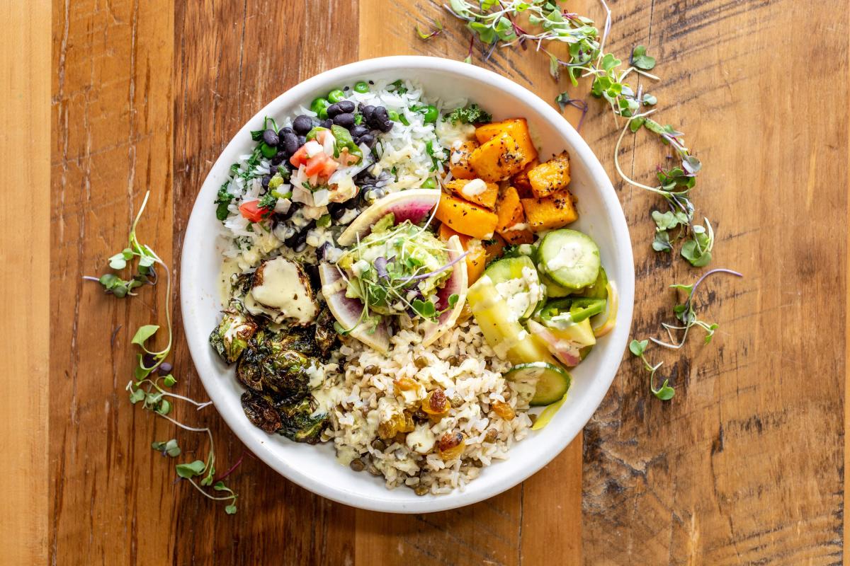 Mediterranean Southwest Fusion Bowl from Local Table in The Woodlands, Texas