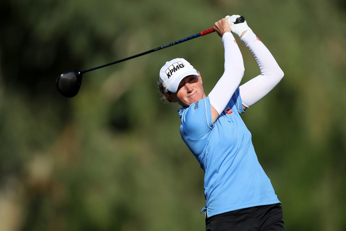 Woman golfing at The Chevron Championship