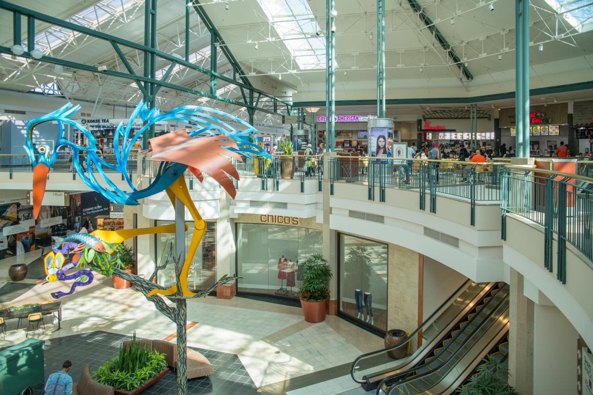 Public art at The Woodlands Mall in The Woodlands, Texas