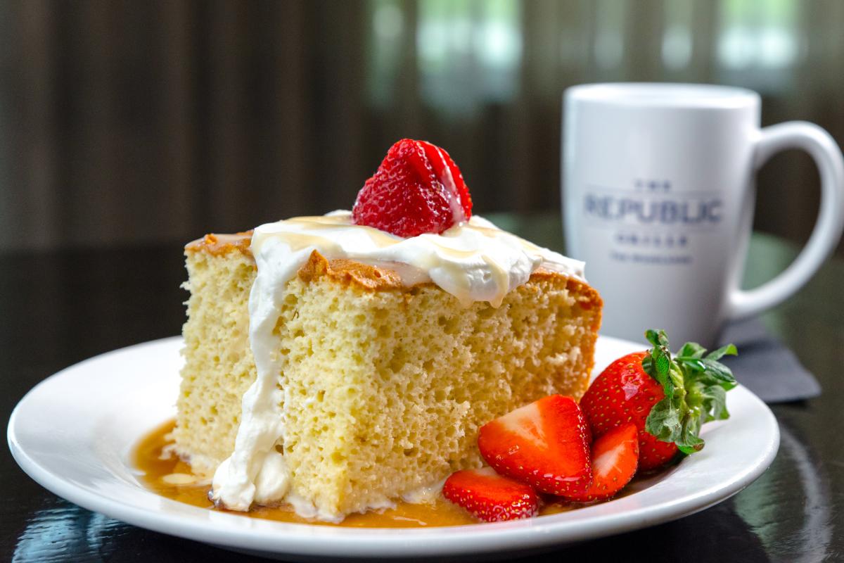 Tres Leches at The Republic Grille in The Woodlands, Texas
