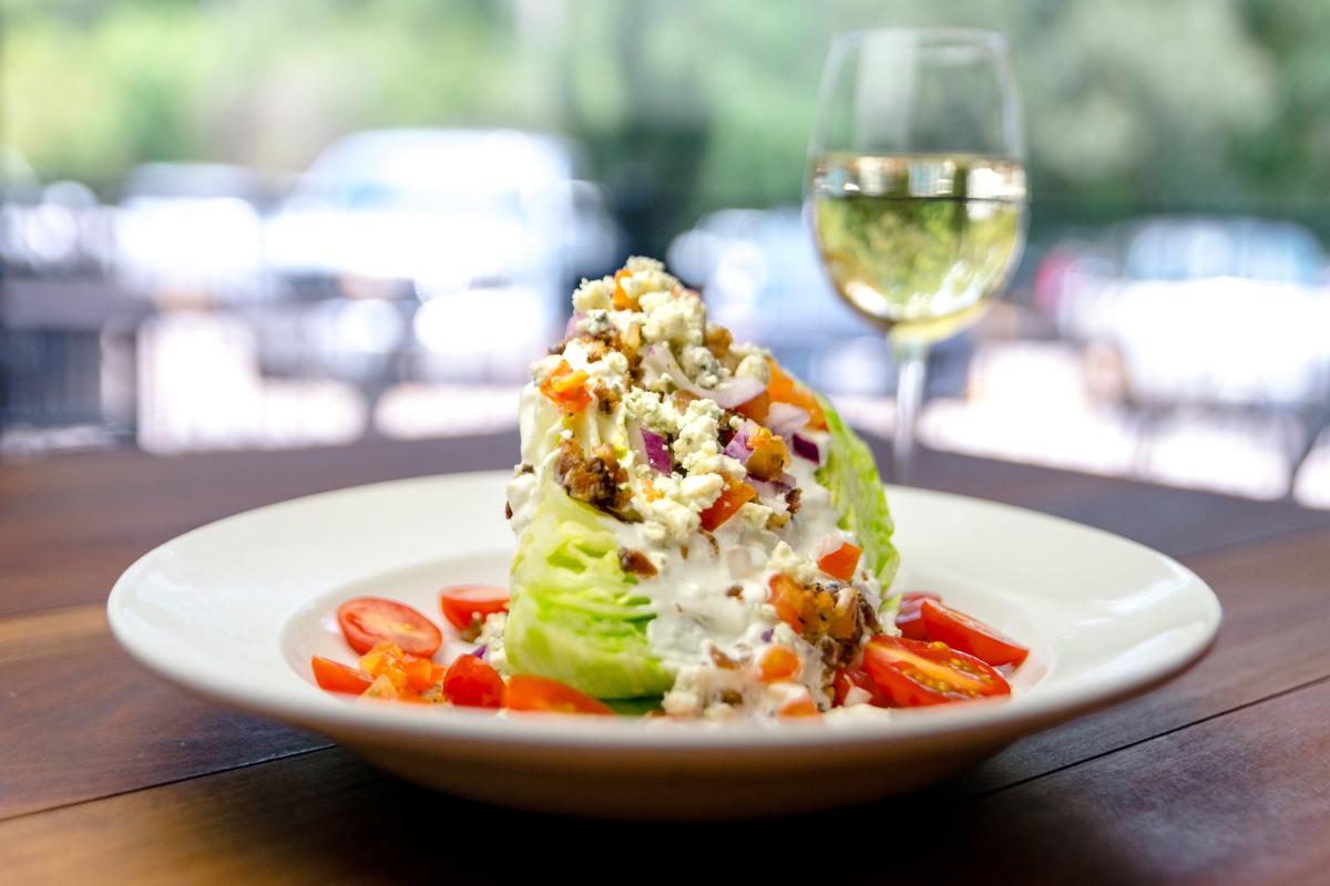 Wedge Salad from The Republic Grille in The Woodlands, Texas