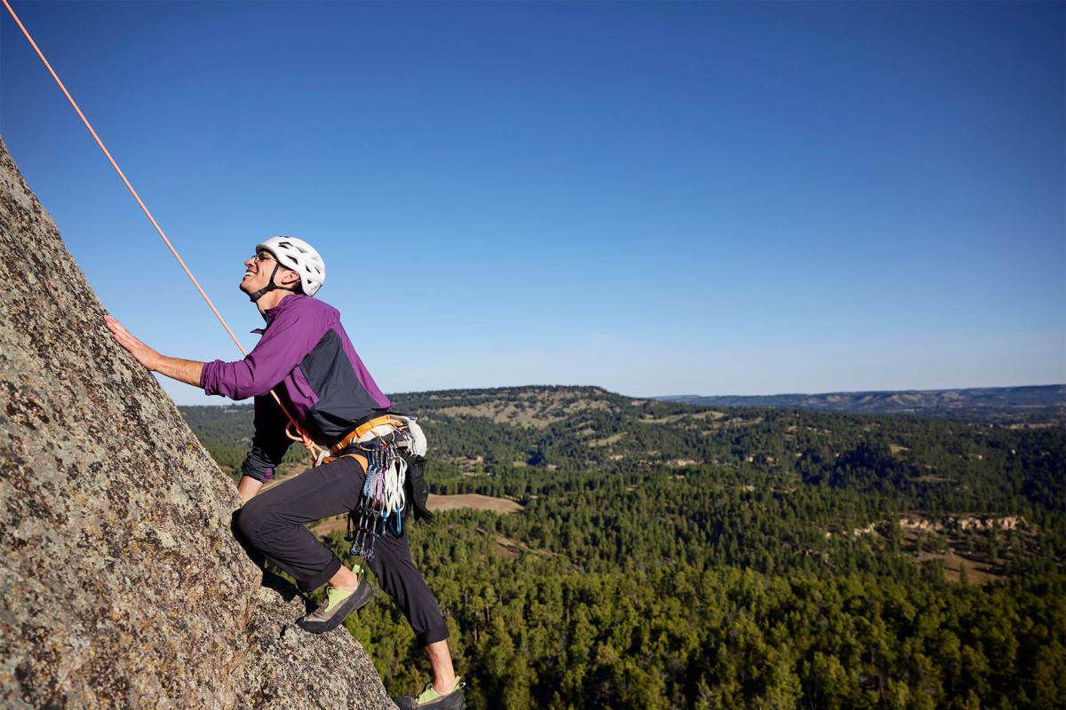 Gabe Skiera Rock-Climbing