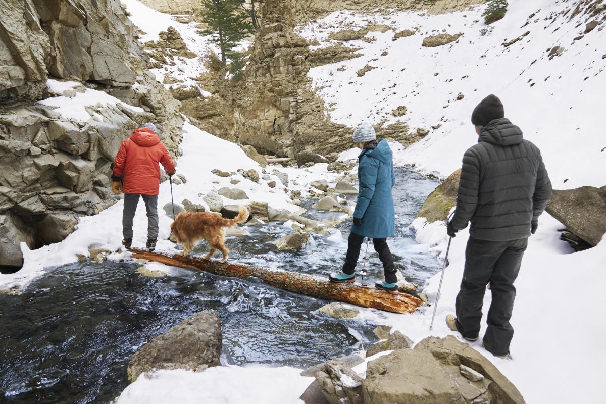 Winter Hike Cody Wyoming Park County