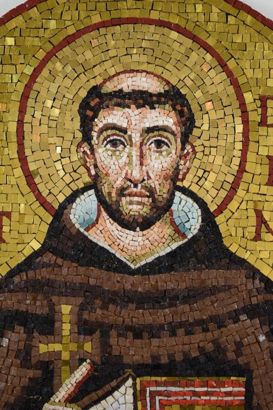 St Dominic mosaic, Chichester Cathedral