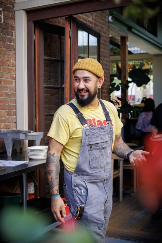 Anthony Salguero Chef at Popoca in Oakland California