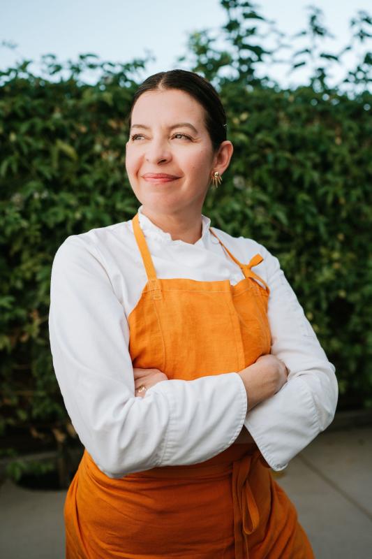 Chef Dominica Rice-Cisneros owner of Bombera in Oakland California