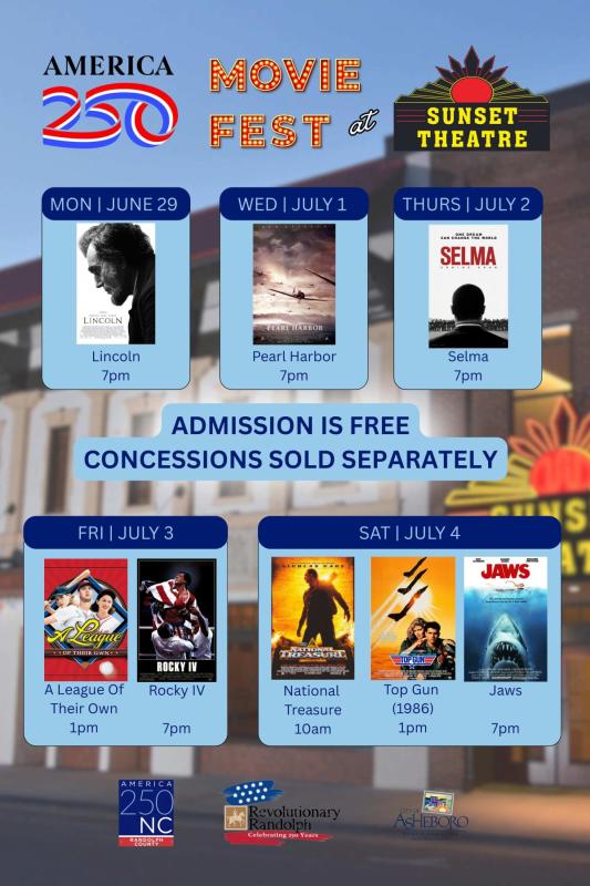 America 250 Movie Festival