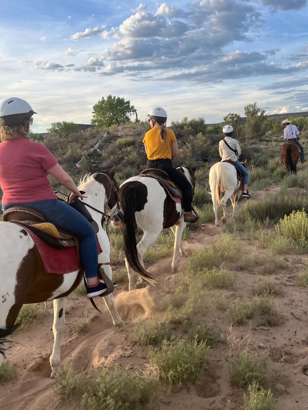 Riding Horses at The Stables at Hyatt Regency Tamaya