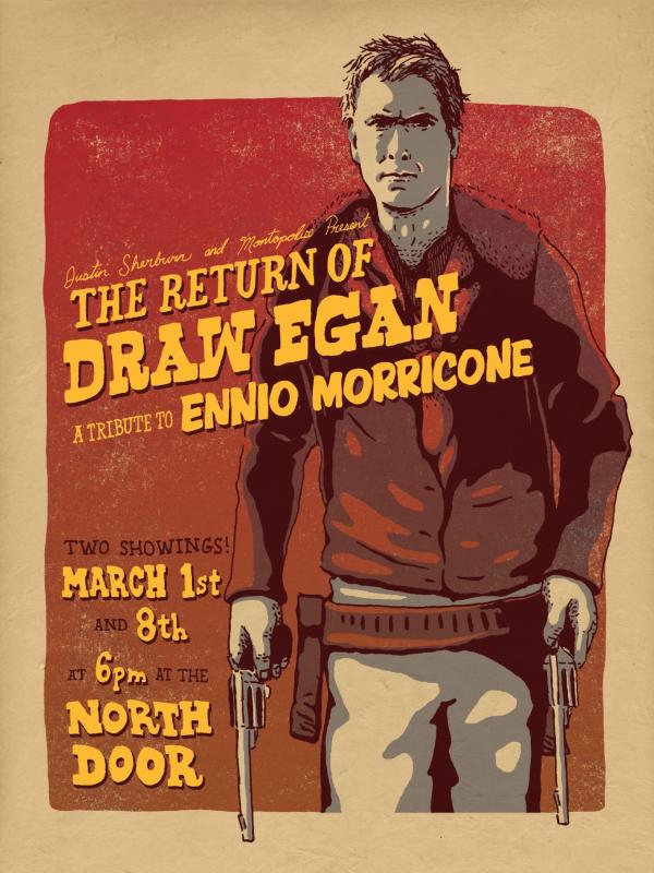 Ennio Morricone Tribute Poster at the North Door