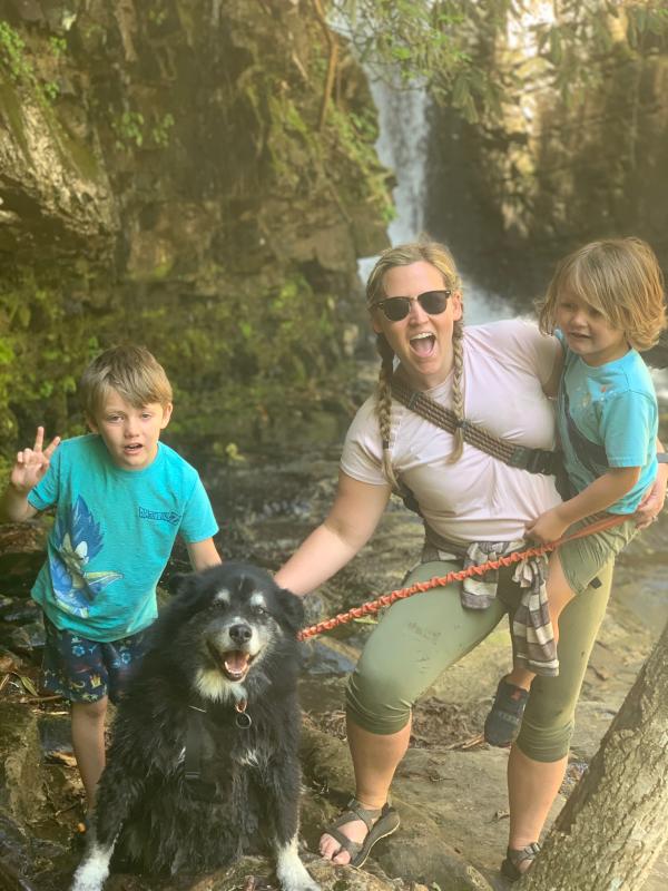 Clemmer Trail Waterfall in Ocoee