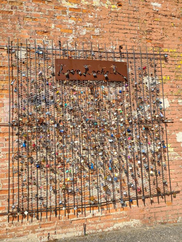White Trash Locks of Love Wall