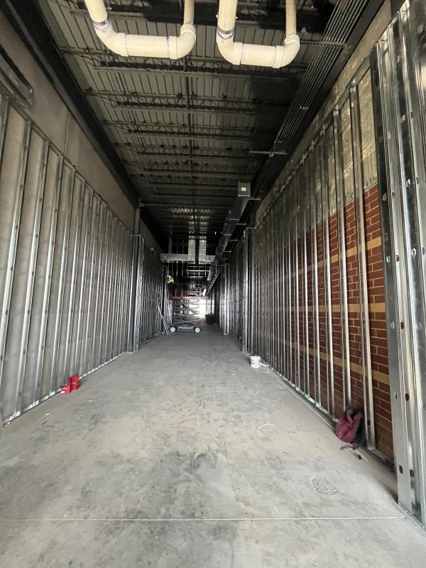 Expansion Hallway - Construction - November 2023
