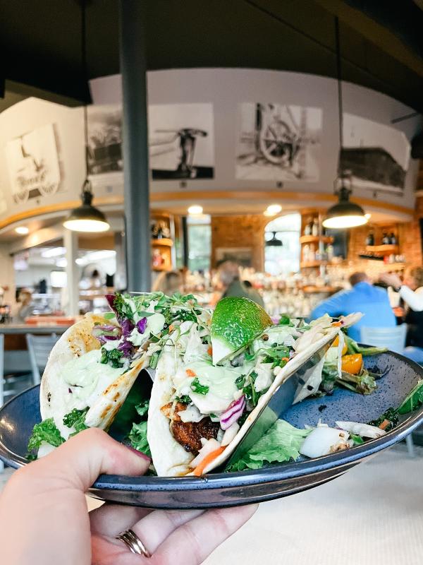 Whitefish tacos from Iron Bay