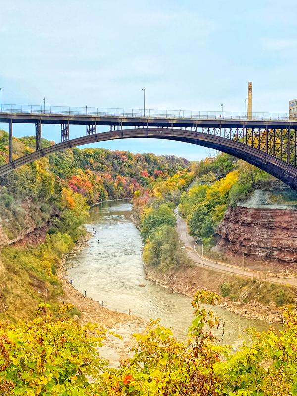 Lower Falls Park in Rochester NY