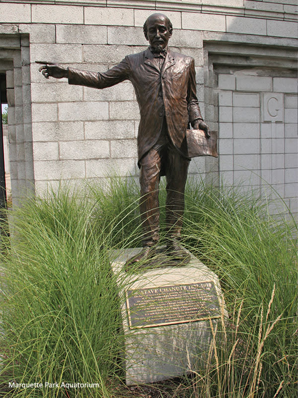 Octave Chanute at Marquette Park Aquatorium