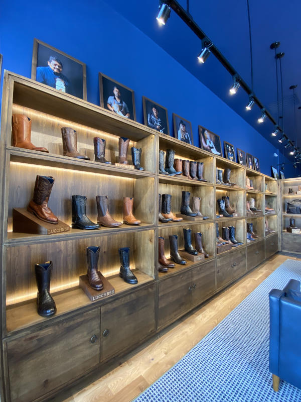 Inside the Lucchese store