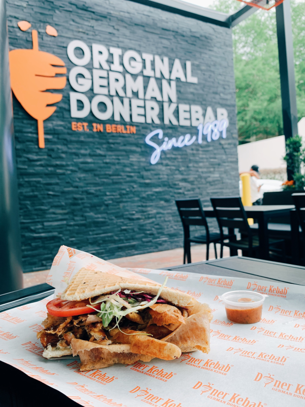 German Doner Kebab the Original Doner Kebab with chicken