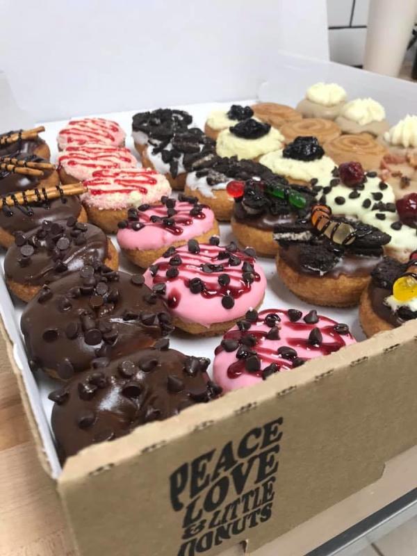 A display of donuts