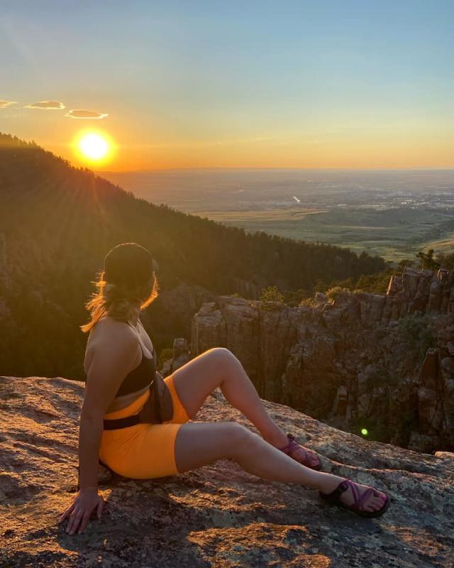 The Bridle Trail Overlook on Casper Mountain